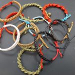 Pletene zapestnice - barvne