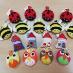 Obeski za ključ: pikapolonice, čebelice, hišice in sovice