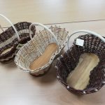 Tri pletene košarice