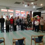 Novoletni nastop uporabnikov v prostorih VDC Črnomelj.